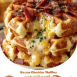 Bacon Cheddar Waffles: The Ultimate Savory Comfort Breakfast You’ll Crave Again and Again