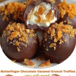 Butterfinger Chocolate Caramel Crunch Truffles