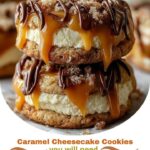 Caramel Cheesecake Cookies
