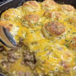 Cheddar Bay Hamburger Casserole