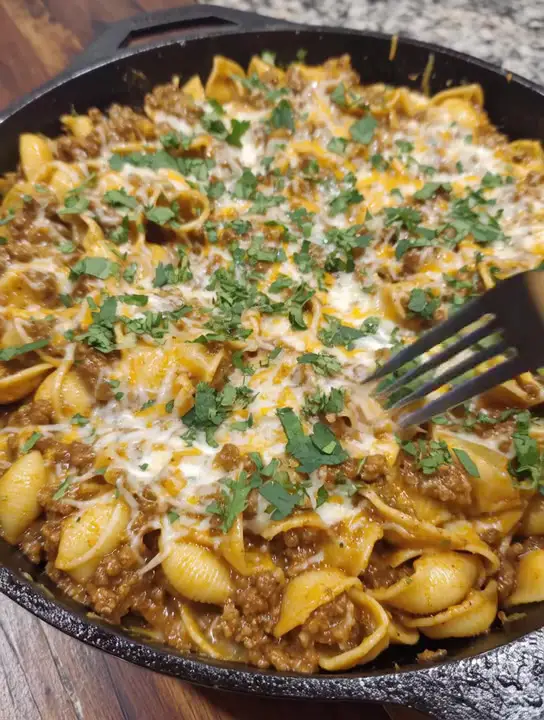 Cheesy Enchilada Hamburger Helper