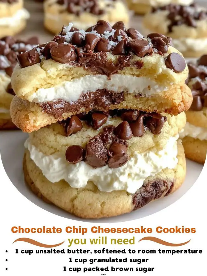 Chocolate Chip Cheesecake Cookies