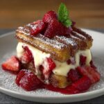 Churro Strawberry Cheesecake