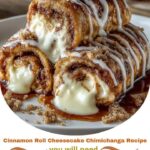 Cinnamon Roll Cheesecake Chimichanga Recipe