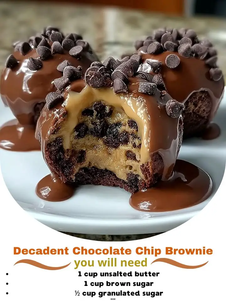Decadent Chocolate Chip Brownie