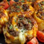 Garlic Butter Cheeseburger Rollups
