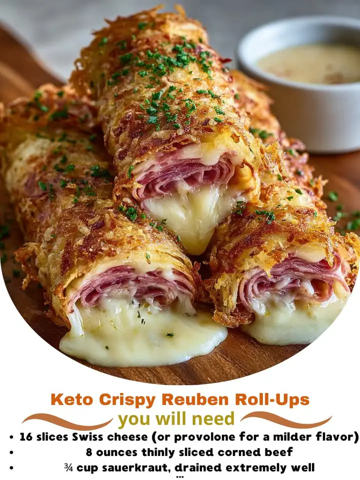 Keto Crispy Reuben Roll-Ups: The Ultimate Low-Carb Comfort Food