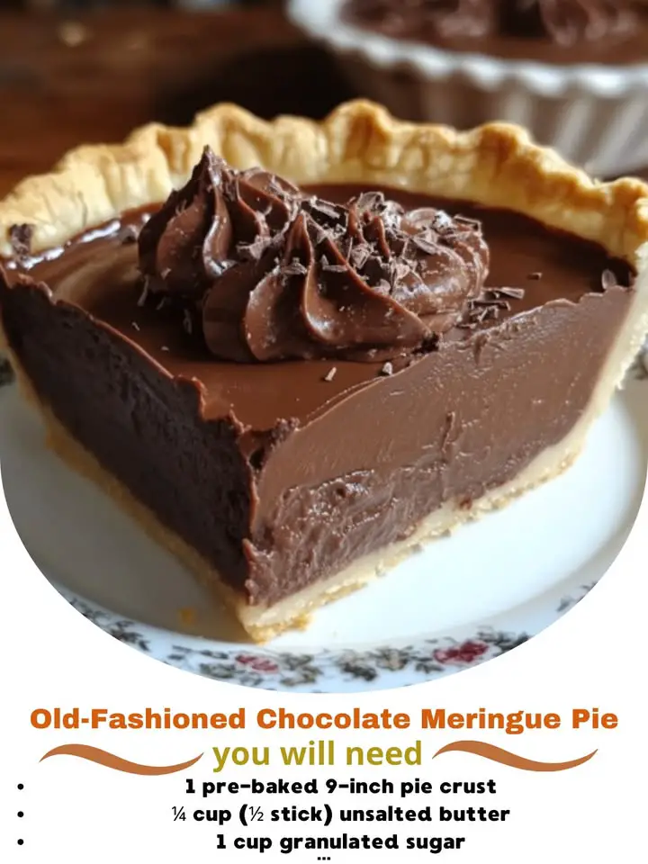 Old-Fashioned Chocolate Meringue Pie