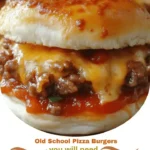 Old School Pizza Burgers
