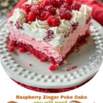Raspberry Zinger Poke Cake