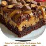 Reese’s Peanut Butter Earthquake Cake