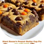 Reese’s Pieces Chocolate Chip Cookie Bars