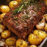Roast Flank Steak with Potatoes