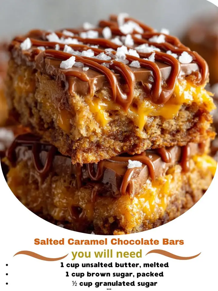 Salted Caramel Chocolate Bars