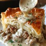 Sausage Gravy Puff Pie