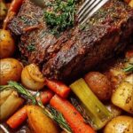 Slow‑Cooked Pot Roast with Vegetables