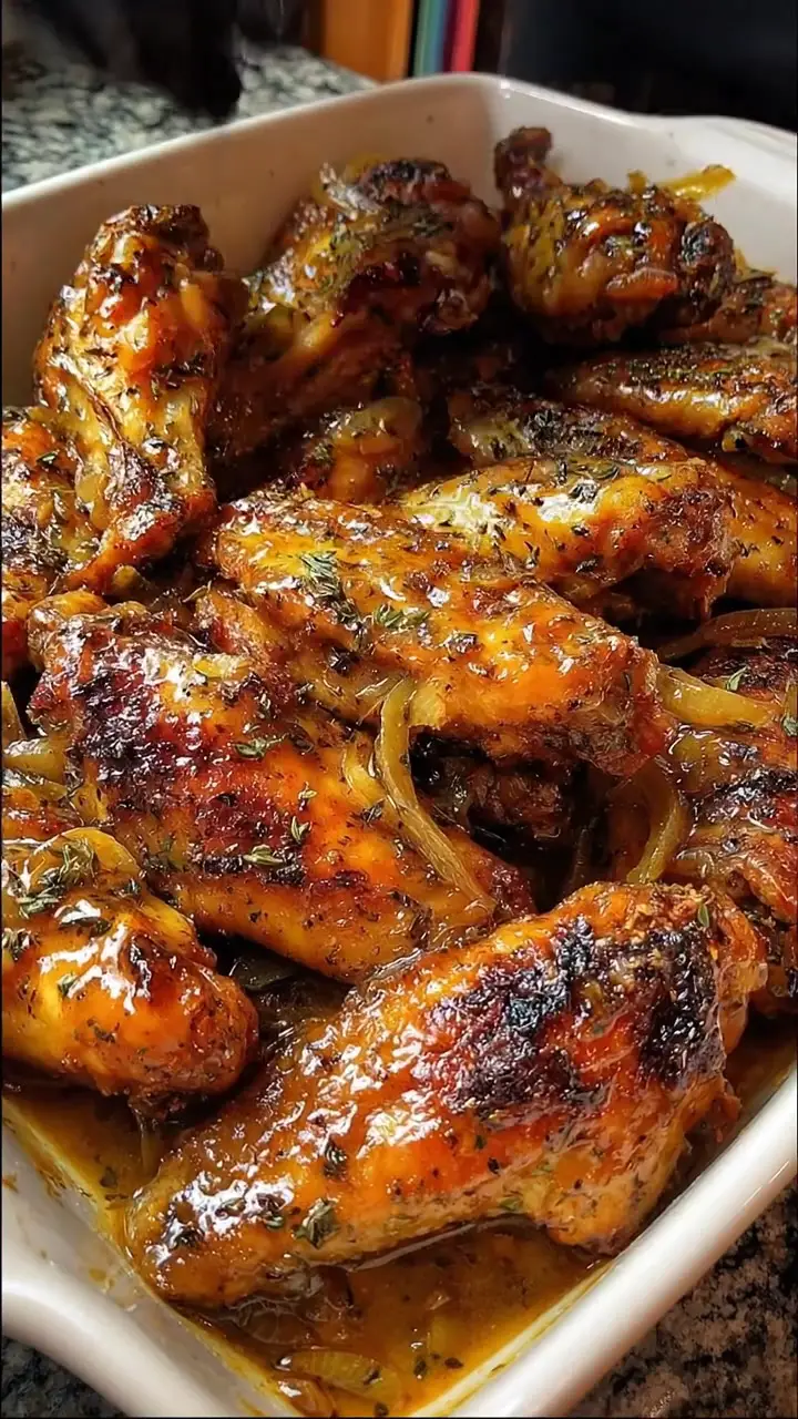 Smothered Turkey Wings with Gravy