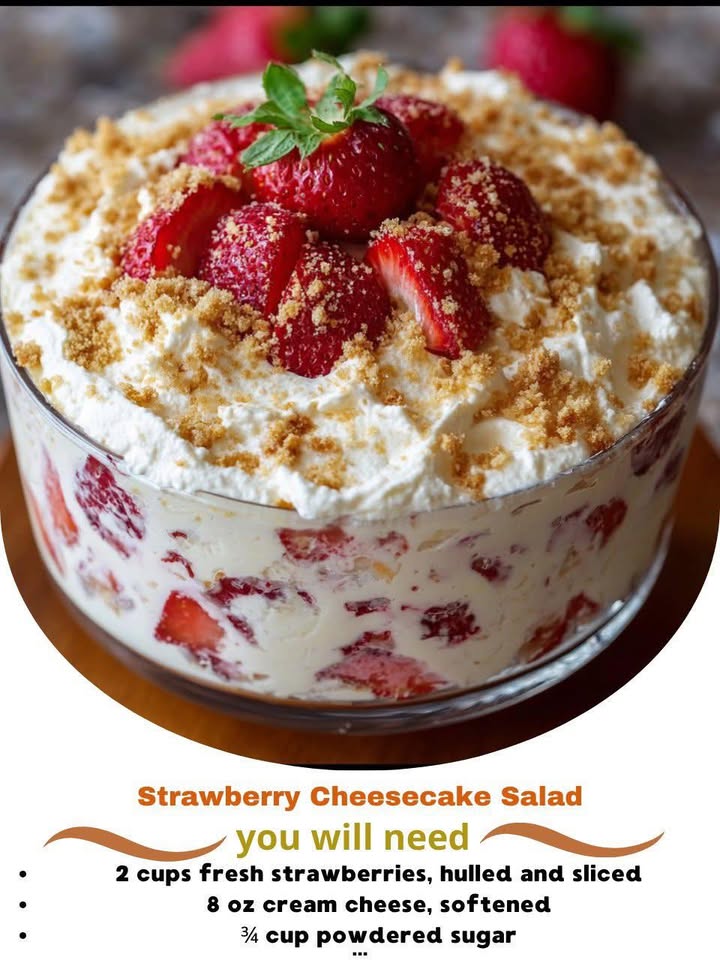 Strawberry Cheesecake Salad