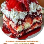 Strawberry Earthquake Cake Recipe