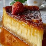 THE BEST Crème Brûlée Cake