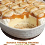 Tiramisu au pudding à la banane