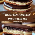 Boston Cream Pie Cookies