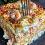 Creamy Seafood Lasagna with Shrimp & Crab