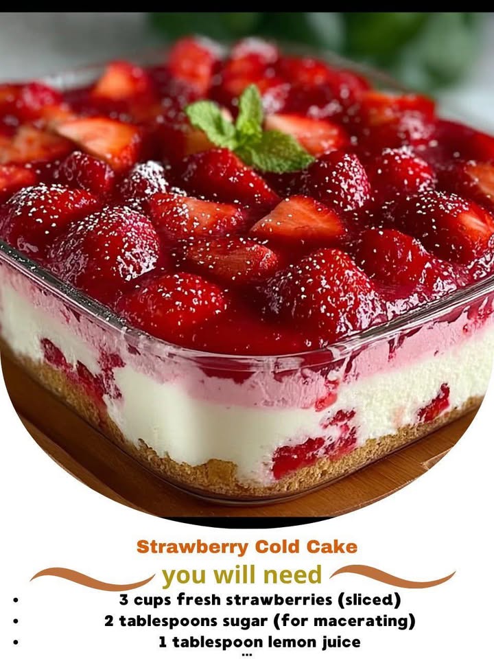 Gâteau froid aux fraises : un chef-d'œuvre de dessert d'été sans cuisson