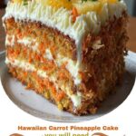 Hawaiian Carrot Pineapple Cake