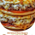 Old School Pizza Burgers