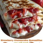 Strawberry Cheesecake Quesadillas