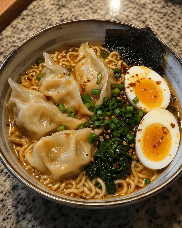 Dumpling Ramen Bowl