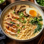 Creamy Chicken Ramen Soup