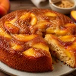 Easy Brown Sugar Peach Cake