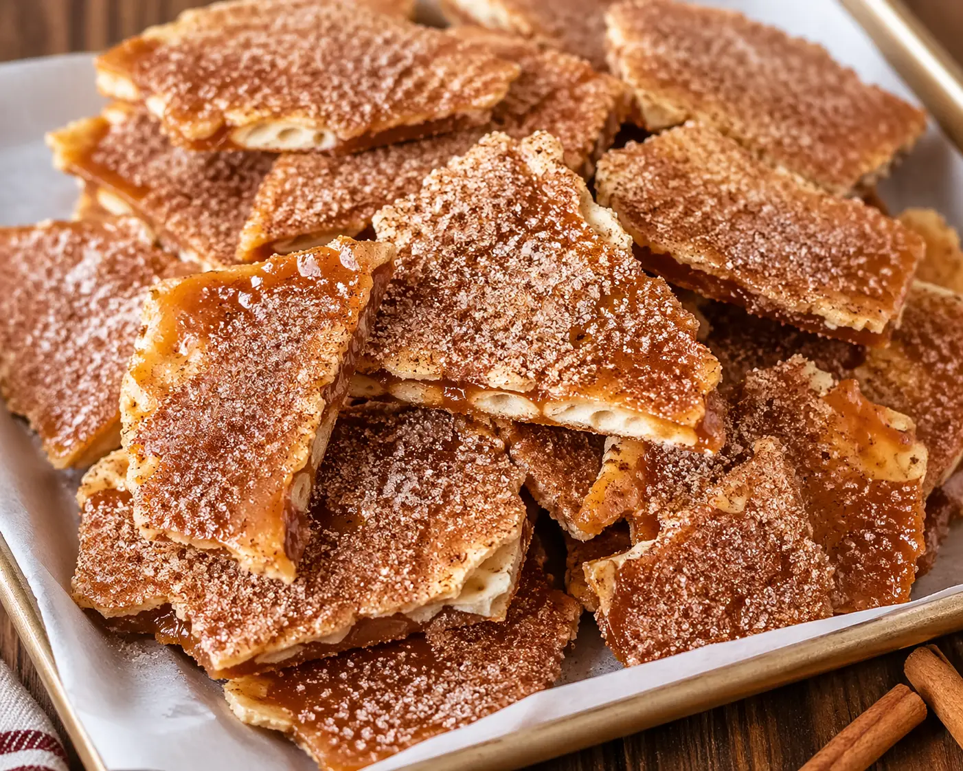 Churro Saltine Toffee