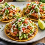 Tasty Rotisserie Chicken Tostadas