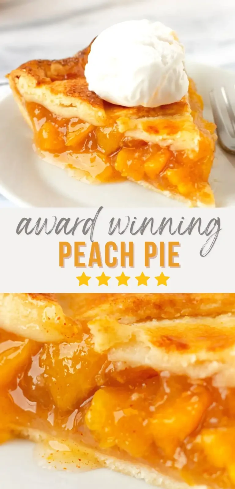 The BEST Peach Pie Recipe Ever