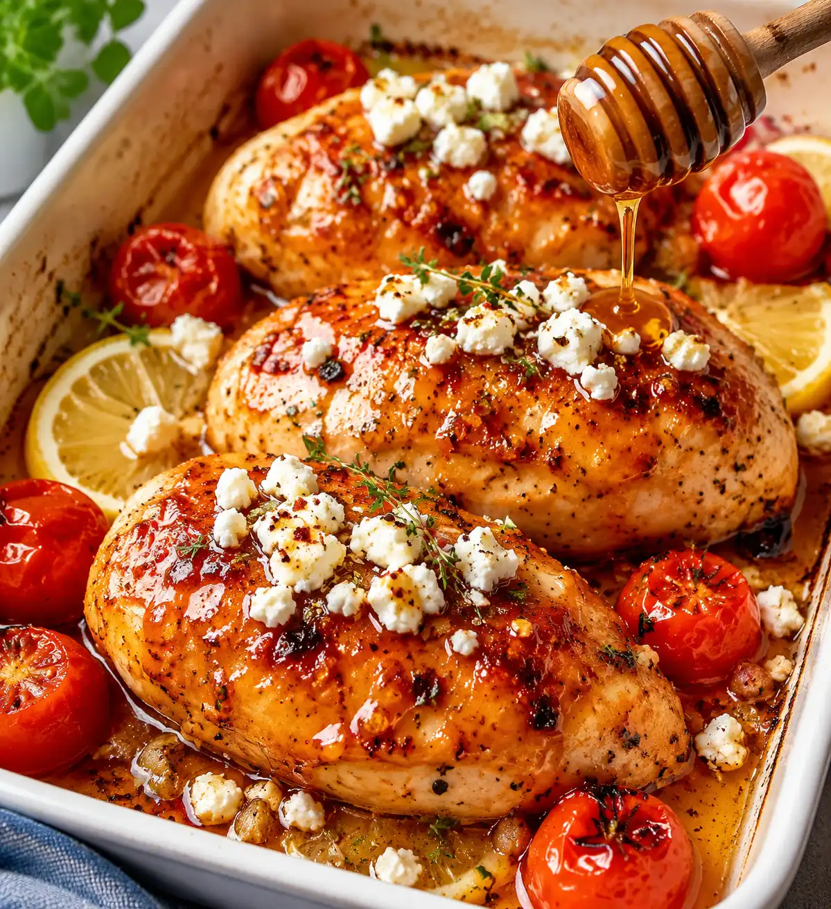 Easy Hot Honey Feta Chicken Recipe