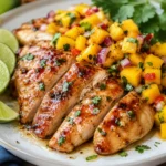 Honey Lime Chicken with Mango Salsa