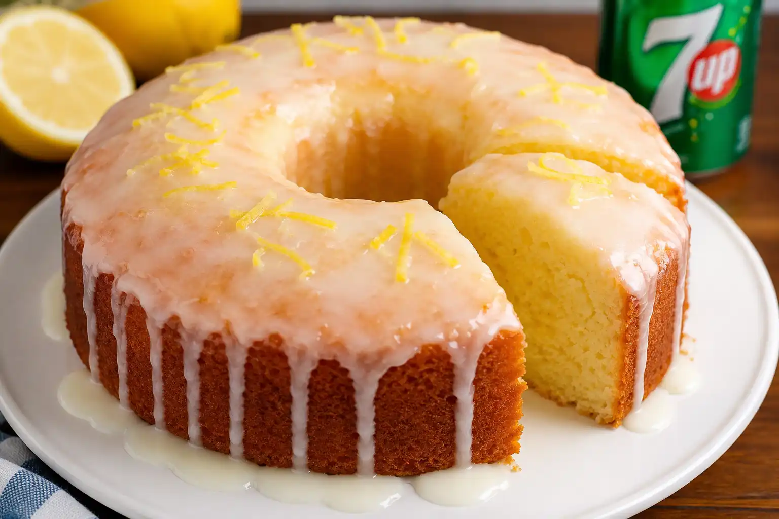 easy lemon 7up Cake